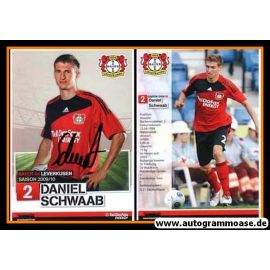 Autogramm Fussball | Bayer Leverkusen | 2009 | Daniel SCHWAAB