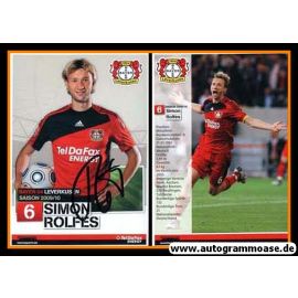 Autogramm Fussball | Bayer Leverkusen | 2009 | Simon ROLFES