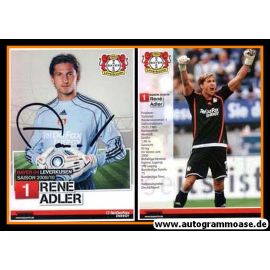 Autogramm Fussball | Bayer Leverkusen | 2009 | Rene ADLER