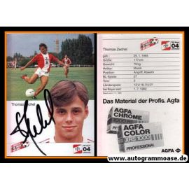 Autogramm Fussball | Bayer Leverkusen | 1985 | Thomas ZECHEL