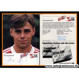 Autogramm Fussball | Bayer Leverkusen | 1984 | Thomas ZECHEL