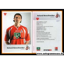 Autogramm Fussball | 1. FC Köln | 2004 | Roland BENSCHNEIDER