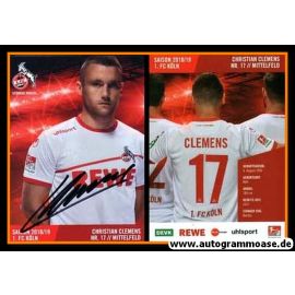 Autogramm Fussball | 1. FC Köln | 2018 | Christian CLEMENS