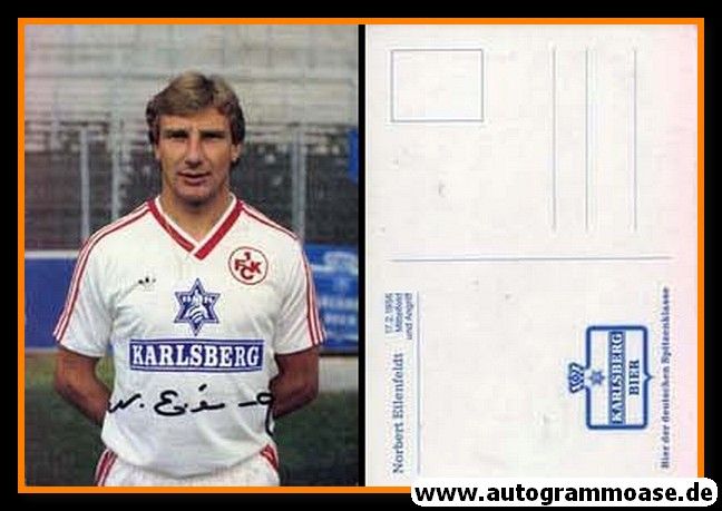 Autogramm Fussball | 1. FC Kaiserslautern | 1984 | Norbert EILENFELDT