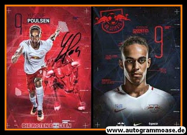 Autogramm Fussball | RB Leipzig | 2016 | Yussuf POULSEN