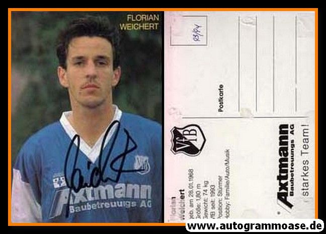 Autogramm Fussball | VfB Leipzig | 1993 | Florian WEICHERT