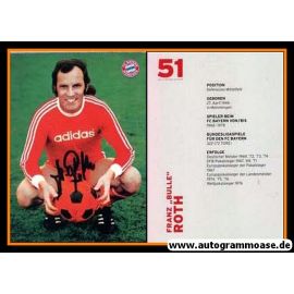 Autogramm Fussball | FC Bayern München | 1980er Retro | Franz ROTH (51 Magazin)