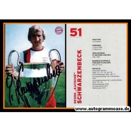 Autogramm Fussball | FC Bayern München | 1980er Retro | Georg SCHWARZENBECK (51 Magazin)