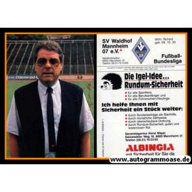 Autogramm Fussball | SV Waldhof Mannheim | 1989 | Richard WIRTH