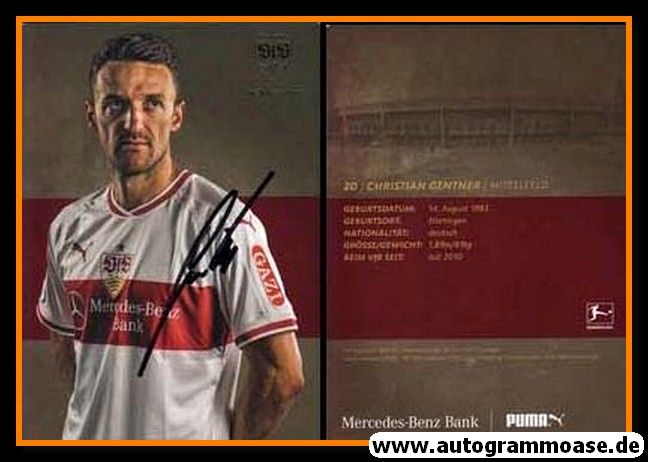 Autogramm Fussball | VfB Stuttgart | 2018 | Christian GENTNER