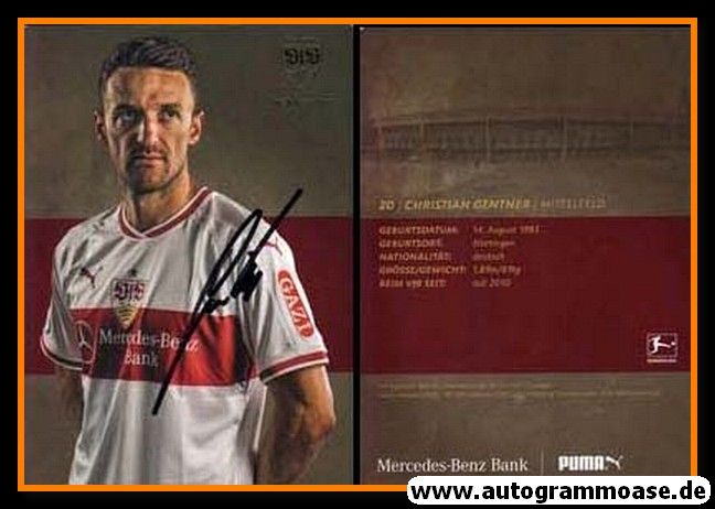 Autogramm Fussball | VfB Stuttgart | 2018 | Christian GENTNER