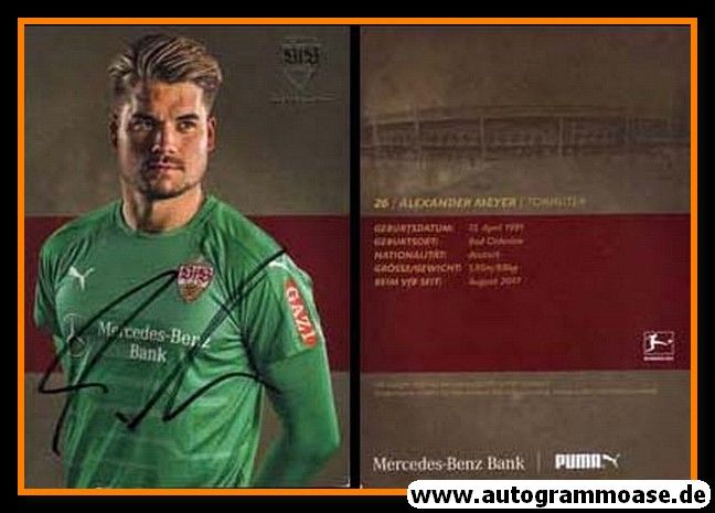 Autogramm Fussball | VfB Stuttgart | 2018 | Alexander MEYER