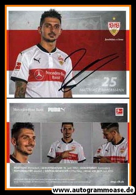 Autogramm Fussball | VfB Stuttgart | 2017 | Matthias ZIMMERMANN