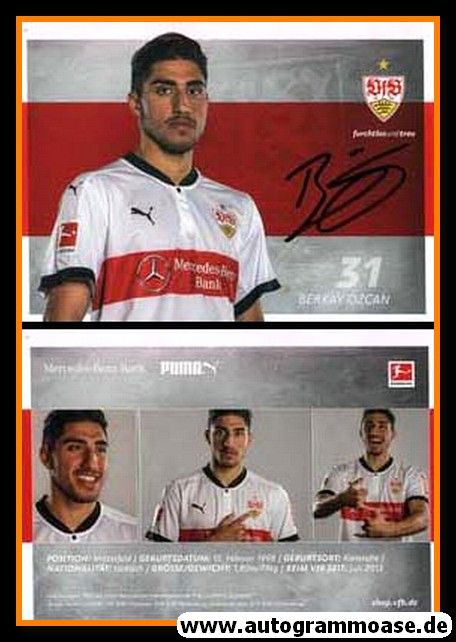 Autogramm Fussball | VfB Stuttgart | 2017 | Berkay ÖZCAB