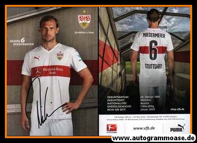 Autogramm Fussball | VfB Stuttgart | 2015 | Georg NIEDERMEIER
