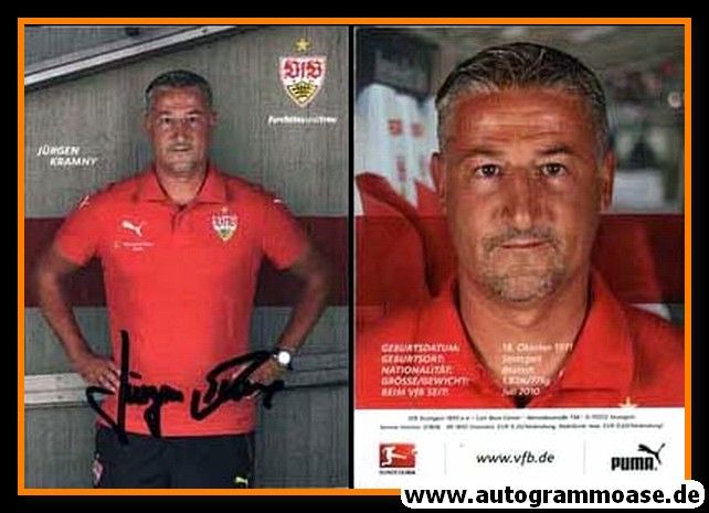 Autogramm Fussball | VfB Stuttgart | 2015 | Jürgen KRAMNY