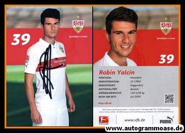 Autogramm Fussball | VfB Stuttgart | 2014 | Robin YALCIN