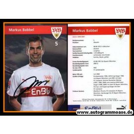 Autogramm Fussball | VfB Stuttgart | 2006 | Markus BABBEL