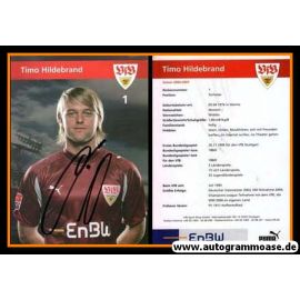 Autogramm Fussball | VfB Stuttgart | 2006 | Timo HILDEBRAND