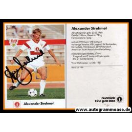 Autogramm Fussball | VfB Stuttgart | 1989 | Alexander STREHMEL