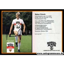 Autogramm Fussball | VfB Stuttgart | 1985 | Rainer ZIETSCH