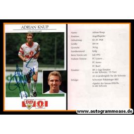 Autogramm Fussball | VfB Stuttgart | 1992 | Adrian KNUP (2)