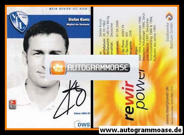 Autogramm Fussball | VfL Bochum | 2006 | Stefan KUNTZ