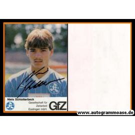 Autogramm Fussball | Stuttgarter Kickers | 1985 | Niels SCHLOTTERBECK
