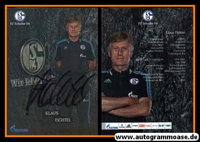 Autogramm Fussball | FC Schalke 04 | 2010er | Klaus FICHTEL