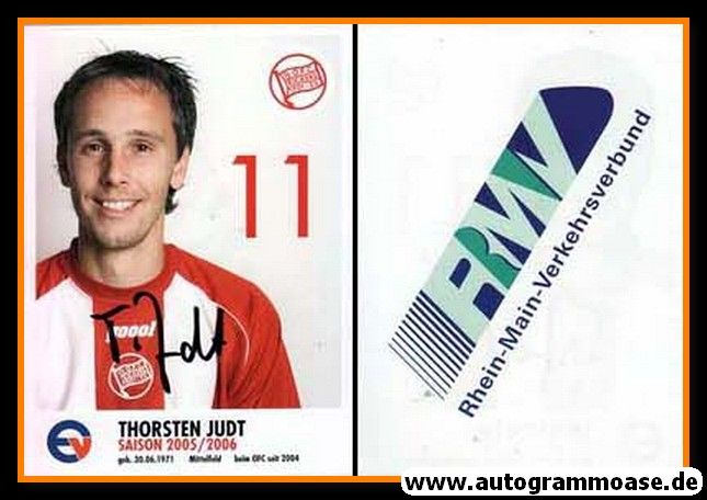 Autogramm Fussball | Kickers Offenbach | 2005 | Thorsten JUDT