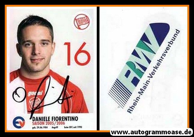 Autogramm Fussball | Kickers Offenbach | 2005 | Daniele FIORENTINO