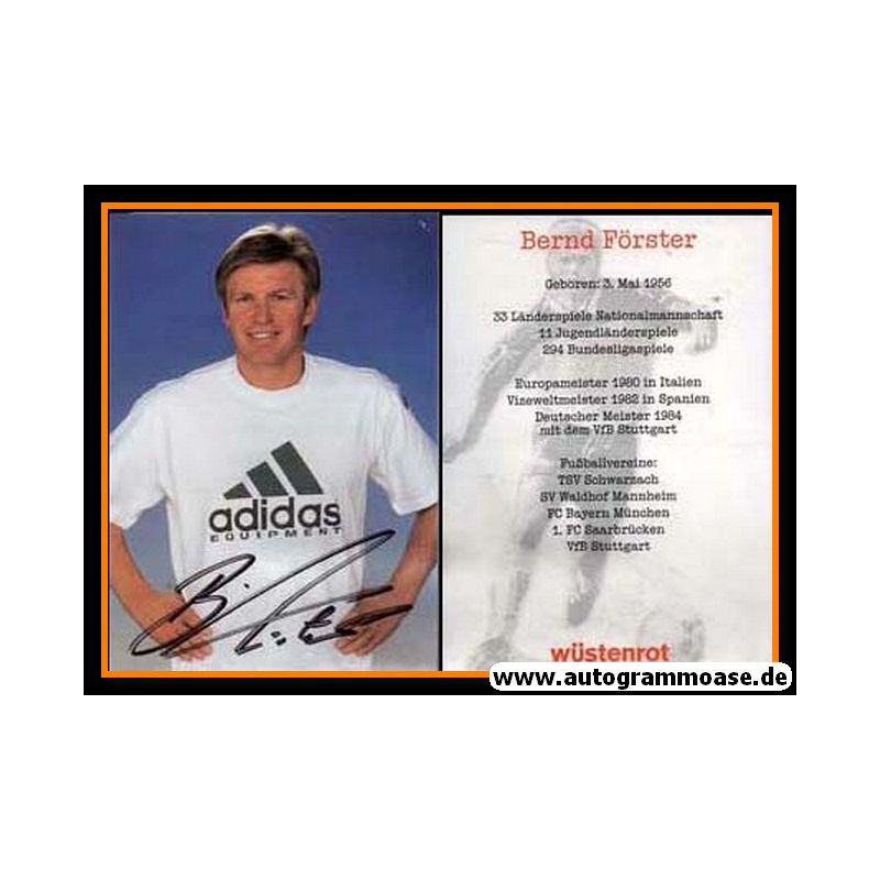 Bernd Förster - Spielerprofil - DFB