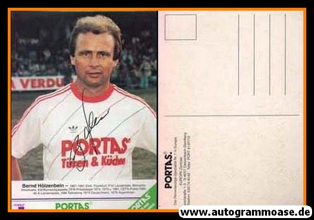Autogramm Fussball | 1990er Portas | Bernd HÖLZENBEIN