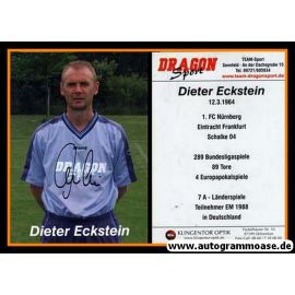 Autogramm Fussball | 2000er | Dieter ECKSTEIN (Dragon)