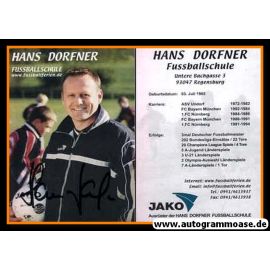 Autogramm Fussball | 2000er | Hans DORFNER (Fussballschule) 4