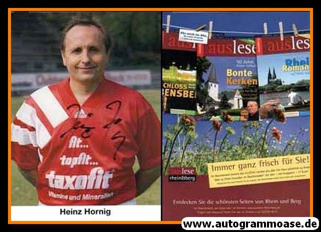 Autogramm Fussball | 2000er | Heinz HORNIG (Taxofit) 2