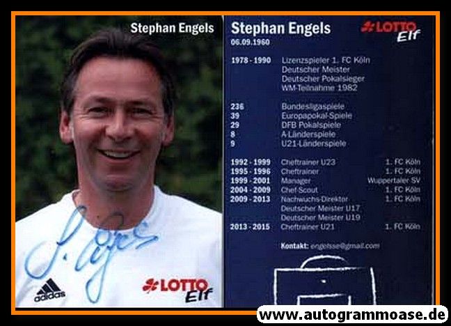 Autogramm Fussball | 2000er | Stephan ENGLES (Lotto Elf)