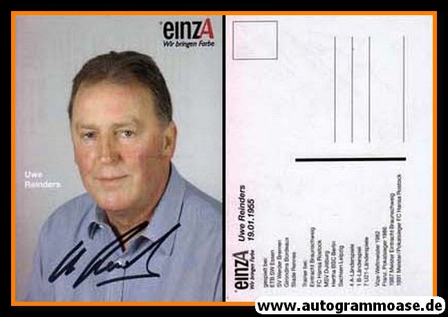 Autogramm Fussball | 2010er | Uwe REIDERS (Portrait Color) einzA