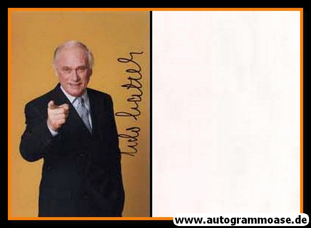 Autogramm Fussball | 2000er Foto | Udo LATTEK (Portrait Color)