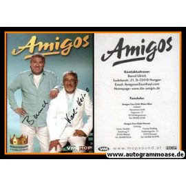 Autogramme Volksmusik | AMIGOS | 2010er Druck (Portrait Color)
