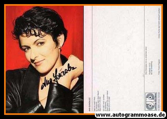 Autogramm Schlager | Ana GONZALEZ | 1997 "Heil Mir Mein Herz" (Jupiter)