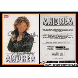 Autogramm Schlager | ANDREA | 1999 "Sehnsucht" (Tyrolis)