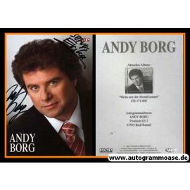 Autogramm Schlager | Andy BORG | 2005 "Wenn Erst Der Abend Kommt" (MCP)