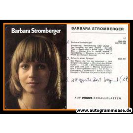 Autogramm Schlager | Barbara STROMBERGER | 1973 "Schau Spiegel" (Portrait Color) Philips