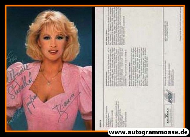 Autogramm Schlager | BIANCA | 1992 "Engel Von San Capitello" (BMG Ariola)