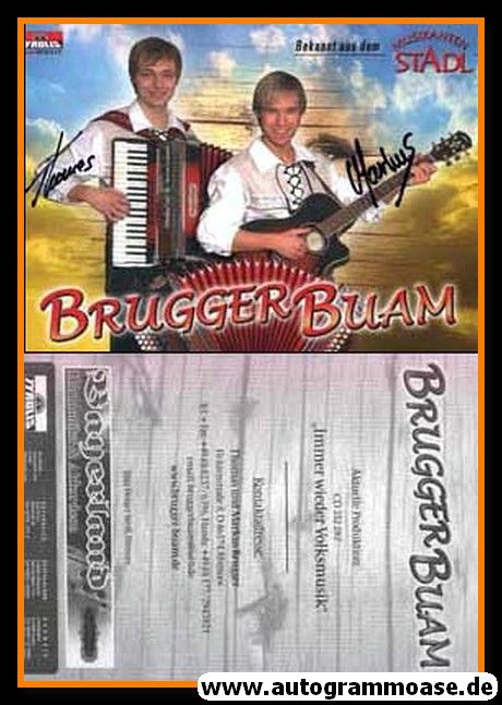 Autogramme Volksmusik | BRUGGER BUAM | 2006 "Immer Wieder Volksmusik" (Tyrolis)