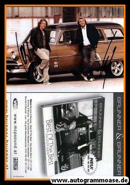 Autogramme Schlager | BRUNNER & BRUNNER | 2010 "Best Of The Best" (VM MCP)