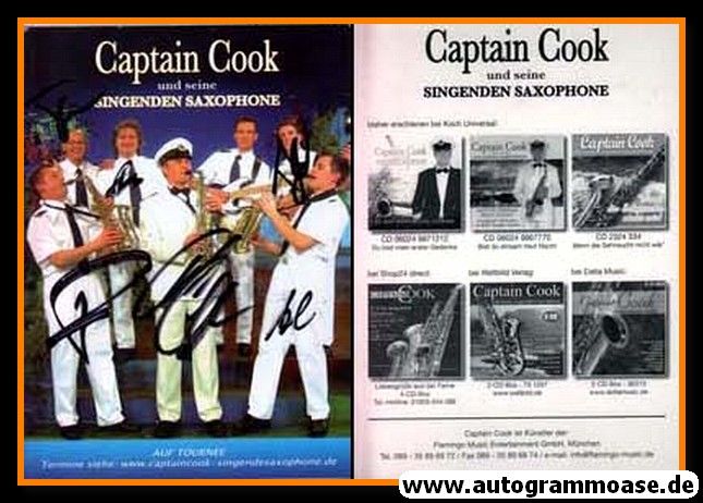 Autogramme Schlager | CAPTAIN COOK | 2005 "Du Bist Mein Erster Gedanke"