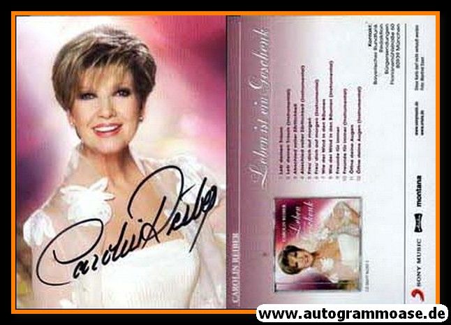 Autogramm TV / Volksmusik | Carolin REIBER | 2011 "Leben Ist Ein Geschenk" (Portrait Color) Sony