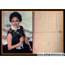 AK Schlager | Caterina VALENTE | 1960er (Portrait Color) Grimm